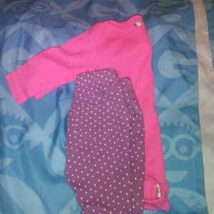 Pink and purple outfit